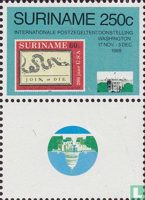 Postzegeltentoonstelling Washington  