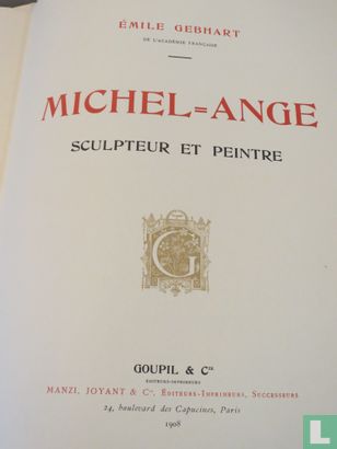 Michel-Ange Sculpteur et Peintre - Bild 3