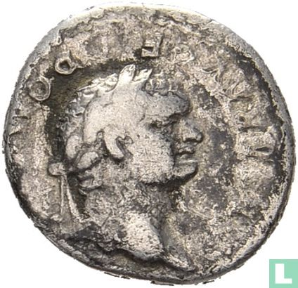 Domitianus Caesar 69-81, AR Denarius Rome - Afbeelding 1