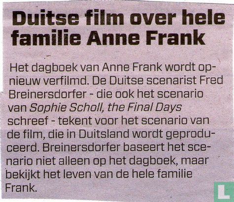 Duitse film over hele familie Anne Frank