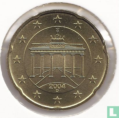 Allemagne 20 cent 2004 (D) - Image 1