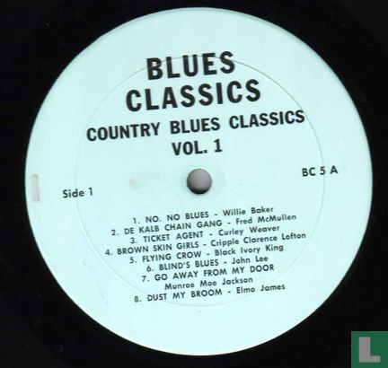 Country Blues Classics volume 1 - Image 2