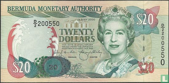 Bermuda 20 Dollars - Image 1