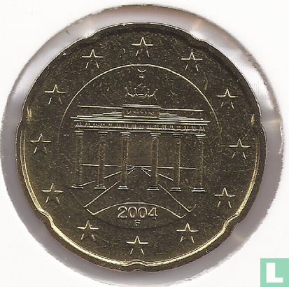Duitsland 20 cent 2004 (F) - Afbeelding 1