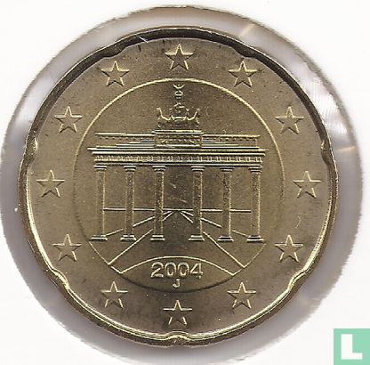 Allemagne 20 cent 2004 (J) - Image 1