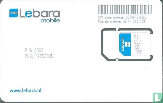 Lebara mobiele sim-kaart  - Image 2