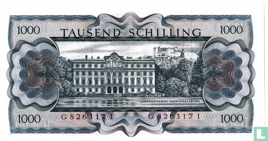 Autriche 1.000 Schilling 1966 - Image 2