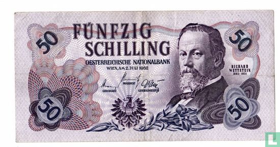 Austria 50 Schilling 1962 - Image 1