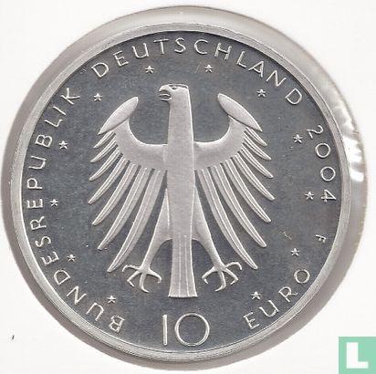 Allemagne 10 euro 2004 "200th anniversary of the birth of Eduard Mörike" - Image 1