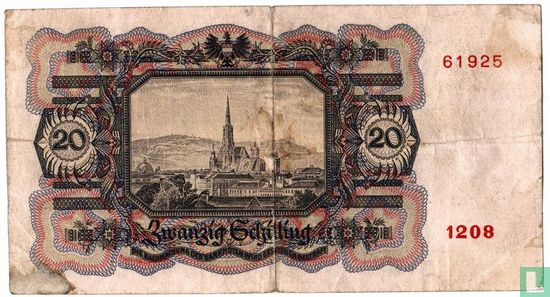 Autriche 20 Schilling 1946 - Image 2