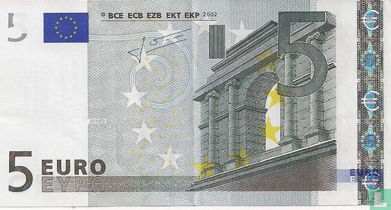 Eurozone 5 Euro G-E-T - Bild 1
