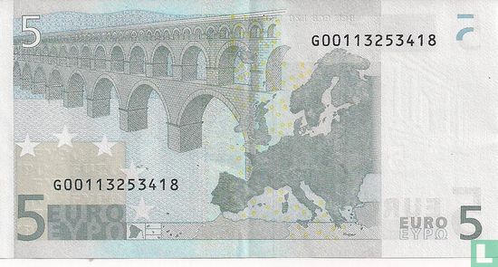 Eurozone 5 Euro G-E-T - Bild 2