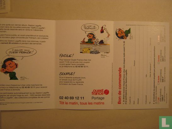 Flyer "Gaffe à Lagaffe" - Afbeelding 2