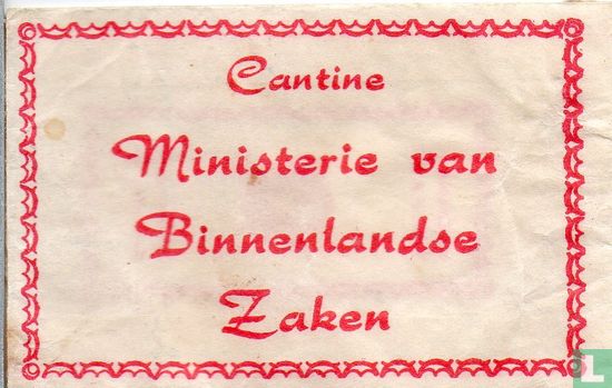 Cantine Ministerie van Binnenlandse Zaken - Image 1