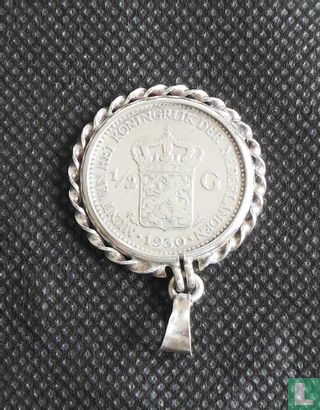 1/2 Gulden 1930 Wilhelmina Koningin der Nederlanden - Bild 2