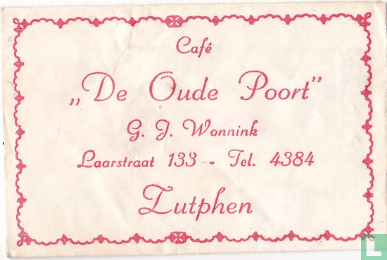 Café  "De Oude Poort" - Image 1