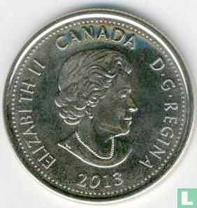 Canada 25 cents 2013 (coloured) "Bicentenary War of 1812 - Charles Michel de Salaberry" - Image 1