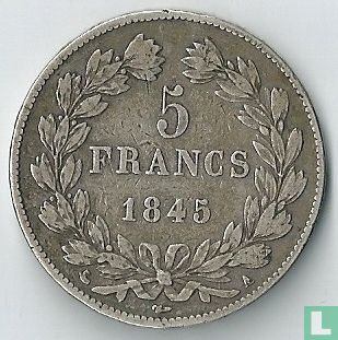 Frankreich 5 Franc 1845 (A) - Bild 1