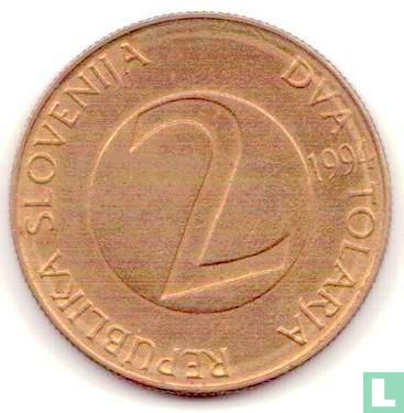 Slovenia 2 tolarja 1994 (type 1) - Image 1