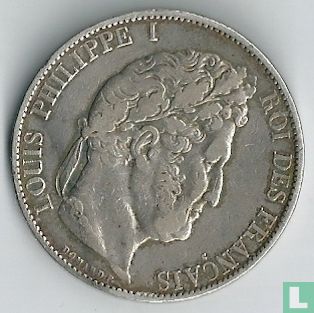 France 5 francs 1845 (W) - Image 2