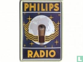 Philips Radio - Reclamebord van blik 