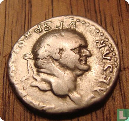Romeinse Rijk, AR Denarius, 69-79 AD, Vespasianus, Rome 77-78 - Image 1