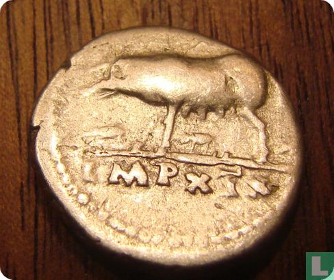 Romeinse Rijk, AR Denarius, 69-79 AD, Vespasianus, Rome 77-78 - Image 2