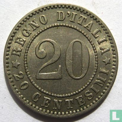 Italy 20 centesimi 1894 (KB) - Image 2