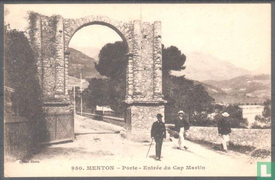 Menton, Porte - Entree du Cap Martin