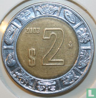 Mexico 2 pesos 2003 - Image 1