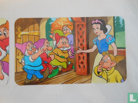 Walt Disney - Snowwhite and the 7 Dwarfs - origineel  - [jaren 70]    - Afbeelding 3