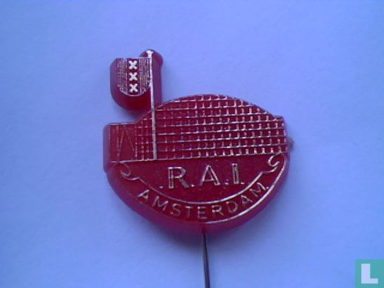 R.A.I. Amsterdam [silber auf rot]