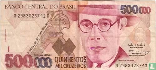 500.000 Cruzeiros Brasilien Quinhentos mil - Bild 1