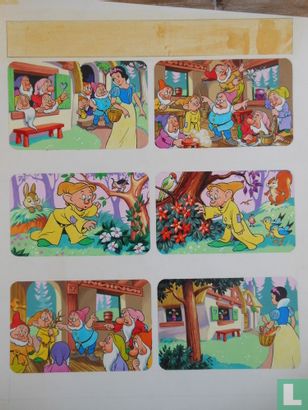 Walt Disney - Snowwhite and the 7 Dwarfs - origineel  - [jaren 70]    - Afbeelding 1