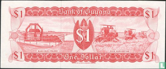 Guyana 1 Dollar - Bild 2