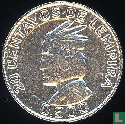 Honduras 20 centavos 1952 - Image 2