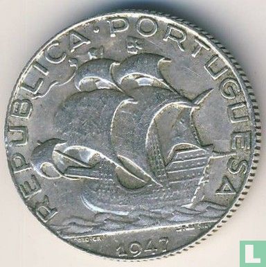 Portugal 2½ escudos 1947 - Afbeelding 1