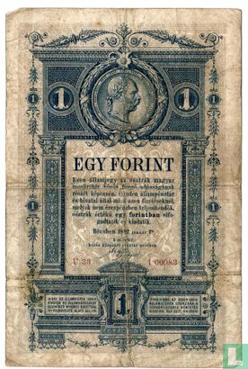 Austria 1 Gulden 1882 - Image 1