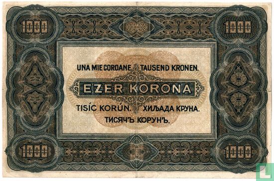 Hongrie 1.000 Korona 1920 - Image 2