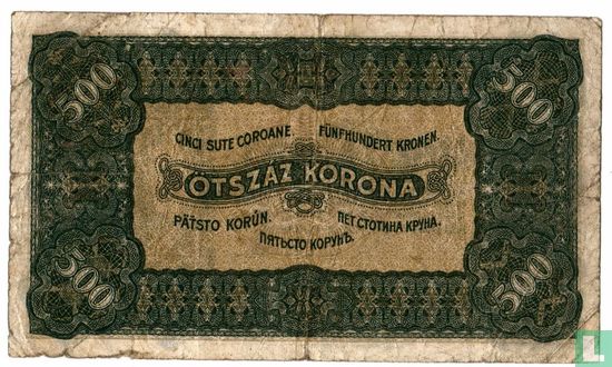 Hongarije 500 Korona 1923 - Afbeelding 2