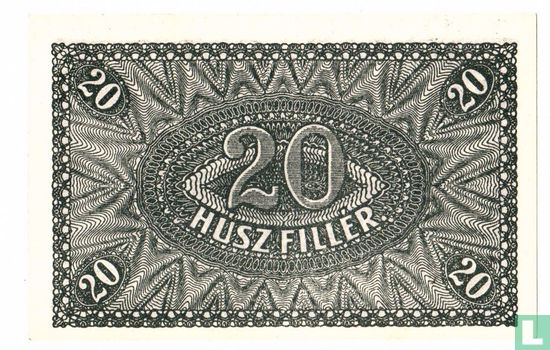 Ungarn 20 Fillér 1920 - Bild 2