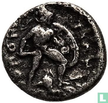Ancient Greece-the Hemidrachme Lokri Opuntiia AR 380-338 BC - Image 2