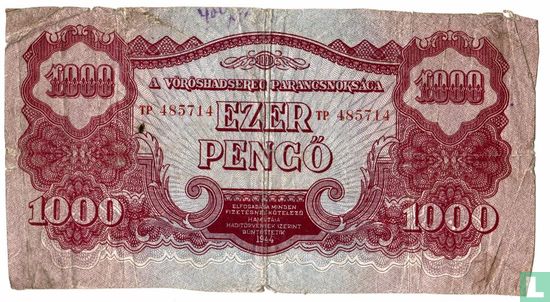 Hongrie 1.000 Pengö 1944 - Image 1