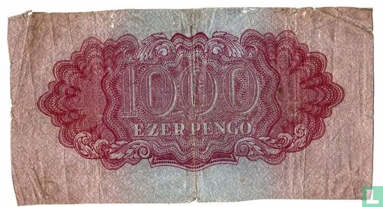 Hongrie 1.000 Pengö 1944 - Image 2