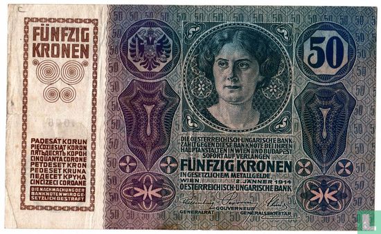 Österreich 50 Kronen 1914 - Bild 1