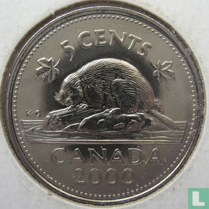 Kanada 5 Cent 2000 (mit P) - Bild 1