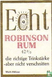 Robinson - die richtige Trinkstärke - aber nicht verschnitten