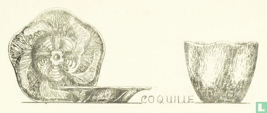 Coquille fruitschaal - Afbeelding 3