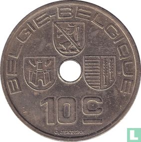 Belgium 10 centimes 1939 (NLD-FRA - type 2) - Image 2