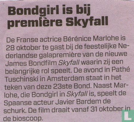Bondgirl is bij premiére Skyfall